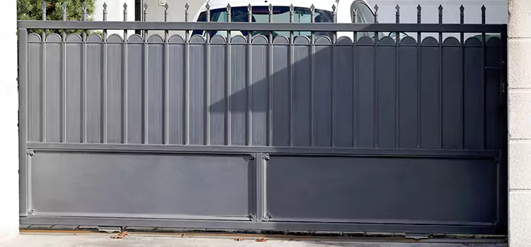Metal Driveway Gate Installation Linda